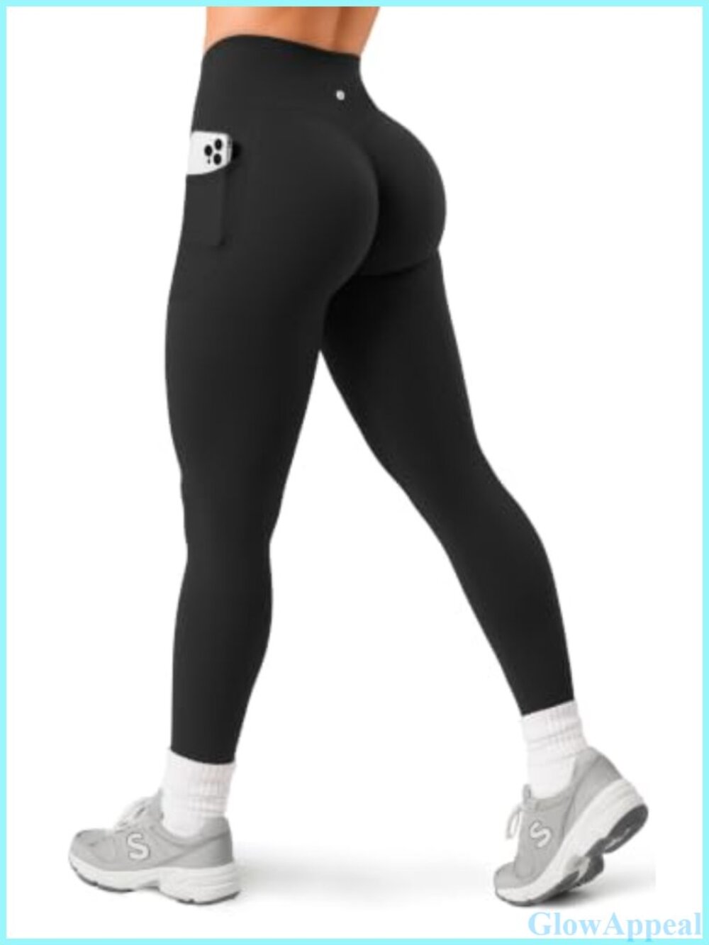 Yoga Leggings with Pockets 25" High Rise Seamless 4-Way Stretch